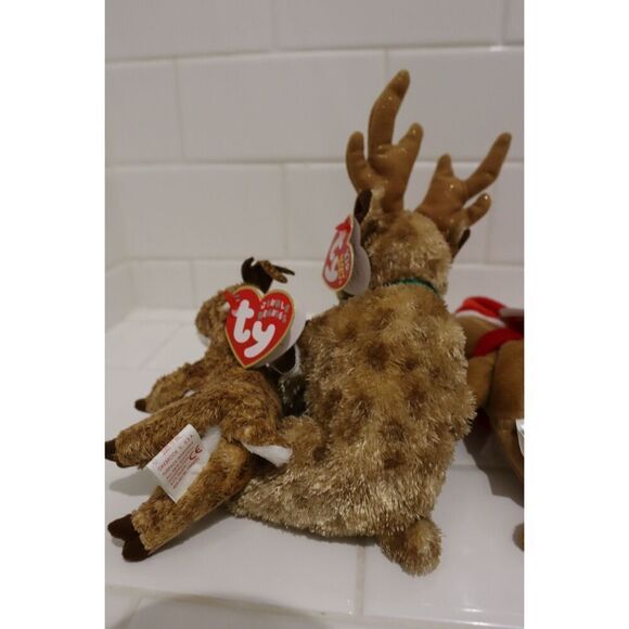 Ty Beanie Babies Jingle Beanies Christmas Teanie Beanies - Picture 8 of 9